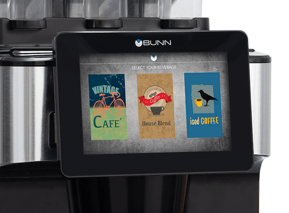 Bunn 55400.0100 Fast Cup Bean to Cup with BUNNlink wifi Coffee Brewer 208V  60 HZ