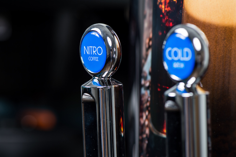 nitro cold brew coffee handles