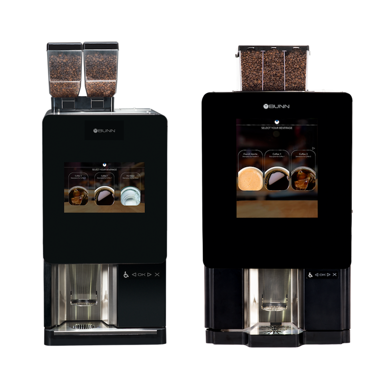 Bean to cup coffee machine lineup