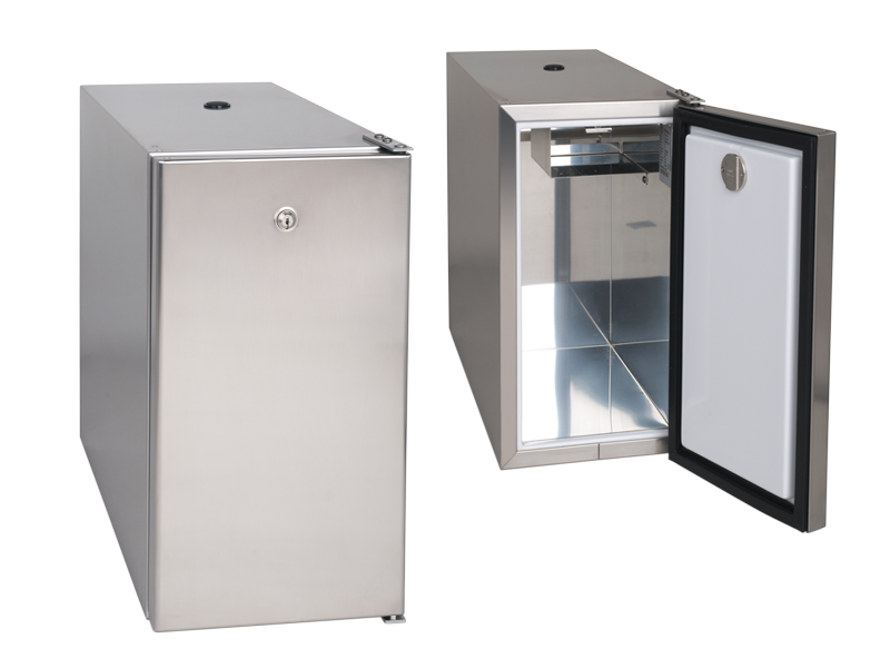 Refrigerator for commercial espresso machine
